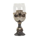 Hand Painted Resin Skull Head Goblet